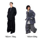 Real Wide Two-Tuck Slacks