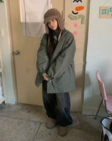 [unisex] ペッターハーフボンバーパディングジャンパー