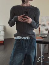 Howdy Muscle Fit Ribbed Knit