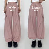 Oz rustling banding cargo wide pants