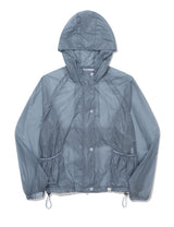 SHINING RUFFLE WINDBREAKER JACKET(BLUE)