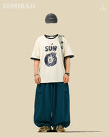 [SEMADE] Wind Nylon Balloon Cargo Pants