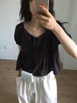 Ray Frill Blouse (2color)