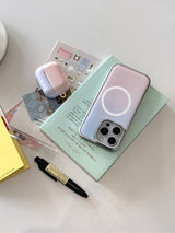 [MADE]コットンキャンディ シルバーエポキシ MagSafe iPhoneケース
