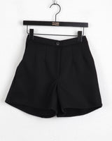 Dini Basic Wool Pintuck Winter Shorts