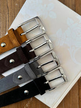 ASCLO 30 Suede Volume Belt (4color)