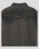 (UNISEX) Slub Denim Over Shirts