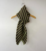 Bias stripe wool muffler / 4colors