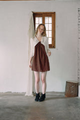 T/T Bod round knit cardigan (cream)