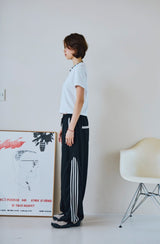 26SS★ Curved Line Track Pants