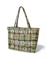 000design Check Shopper Bag / Green