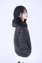 Duck-Down Light Hooded Slim Lightweight Padded (2colors)