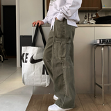 ノーメースパラシュートディープダイイングカーゴワイドパンツ