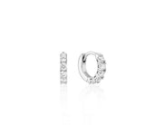 26SS★ Essence Silver (W) Tennis One-Touch Earrings XS