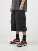 Round cargo burmuda pants 2color