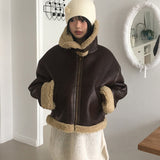 Steck Oversized-Fit Belt Fur Leather Mustang