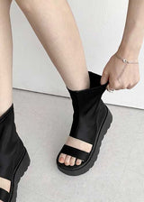 スパンアンクルヒップサンダル (BLACK)