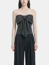Noel Stripe Bustier Top