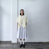 ボクシーエンボシードレイヤーリングシャツ