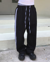 3 line track pants