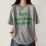 クロレタリングボクシーフィットショートスリーブTシャツ