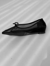 1209 メッシュ スティレット フラットシューズ(3 cm)