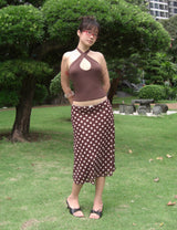 POLKA MIDI SKIRT / POLKA ミディスカート