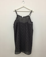 バックボタンシフォンワンピース (1color)