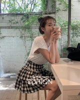 【MADE】チェックミニスカート