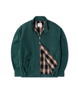 LB Washed Oxford Harrington Jacket (Dark Green)