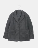Leon Two-Button Collar Pocket Loose-Fit Blazer Jacket