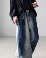 Keyring Balloon Wide Denim