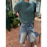 [S/S] Boucle scasi round half knit (10color)