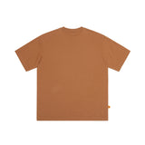 レタリングショートスリーブTシャツ【BROWN】