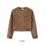 Paul No Collar Wool Jacket