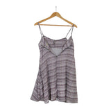 bead checkered dress