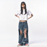 マムズフェイバリットフィットクロップTシャツ
