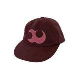 BASIC LOGO WASHED CAP (BURGUNDY)