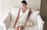 Irene Satin Dress Ivory