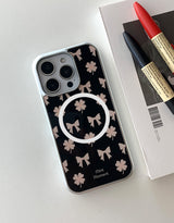 [MADE]ミッドナイト シルバーエポキシ MagSafe対応 iPhoneケース