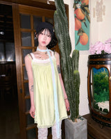 (2color) Rolling Flower Chiffon Scarf