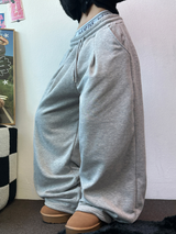 INSIDE-MINK🤍 PINTUCK BASIC LONG WIDE PANTS 🤍🖤🩶3COLOR