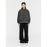 クラシックフーディー - Washed Black