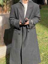 Velo shelter robe long wool coat