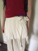 Dura Pleats Wrap Skirt (2color)