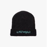 Flip logo beanie (black)