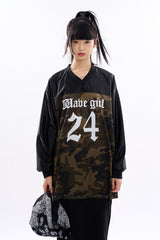 ハイファカモVネックオーバーTシャツ
