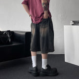 MG733,734 Rust Washing Bermuda Pants (2 colors)