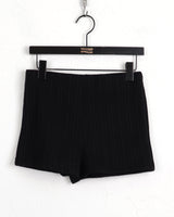 [Brushed lining] ショートリブニットパンツ