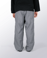 Balloon Pleated Trousers - Charcoal